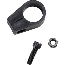 Frame Clamp — For 1-1/8 in frame tubing, Black