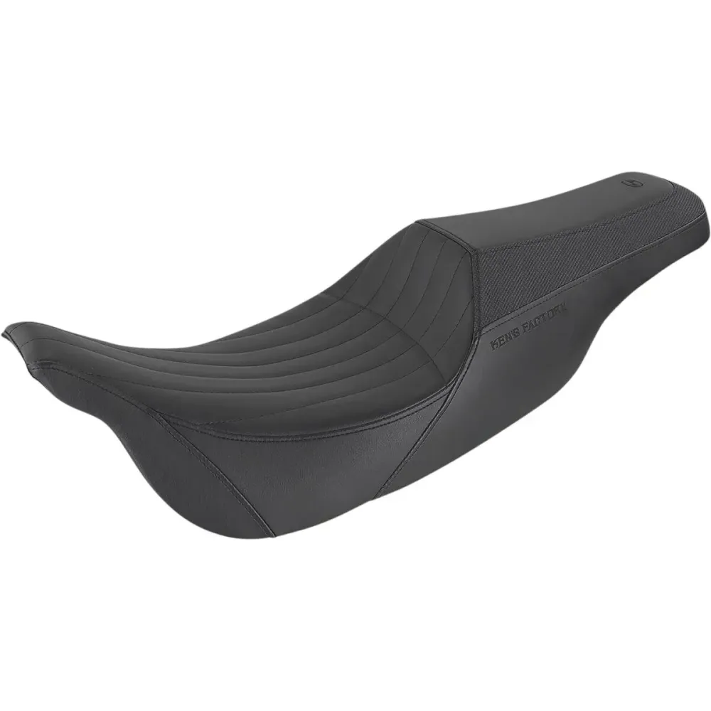 Asiento Ken's Factory Pro Series — 2 plazas, 77,5 cm largo total, Negro