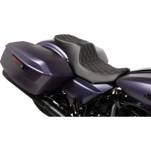 Performance Predator 2-Up Seat — 12" driver width, 29" length, 9" rear width, Black
