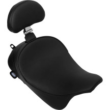 Solo Front Seat with Backrest Option — 23", 12-3/4", Black