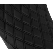 Solo Front Seat with Backrest Option — 58.5 cm length, 32.5 cm width, Black