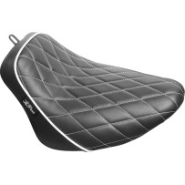 Bare Bones Solo Seat — Black, Standard tank fit