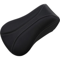 Dominator Pillion Pad — 38 cm rear seat length, 23.5 cm rear seat width, Black