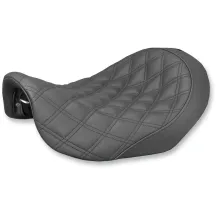 Asiento Solo Renegade con costura enrejada — 39.5 cm (15-1/2"), 30.5 cm (12"), negro