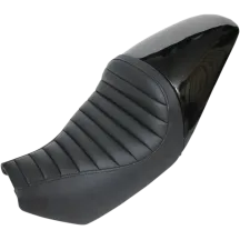 Full Fender Solo Leather Seat — 63.5 cm (25") overall, 34.5 cm (13-1/2") driver, 24 cm (9-1/2") width, Black