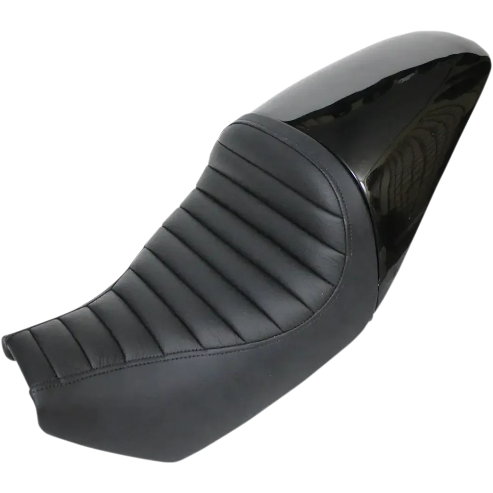 Full Fender Solo Leather Seat — 63.5 cm (25") overall, 34.5 cm (13-1/2") driver, 24 cm (9-1/2") width, Black