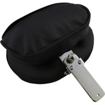 EZ Glide II™ Convertible Backrest — Black, Chrome