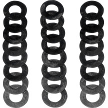 Valve Spring Seat Shims — 0.060"/0.030"/0.015", 1.200" OD, 0.570" ID, 24-pack
