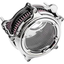 Vision Air Cleaner — Round, Chrome