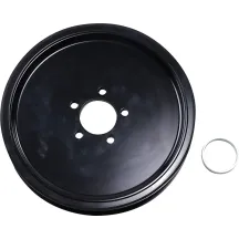 Polea de correa trasera — 65 dientes, negro