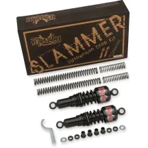 Kit Slammer — Baja 63.50 mm (2.50"), delantero y trasero, cromo