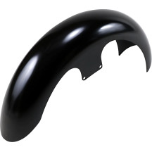 Tire Hugger Front Fender for Dresser — Black, 16"–19" wheels