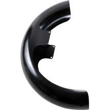 Tire Hugger Front Fender for Dresser — 16", 17", 18", 19", 15.9 cm width, Black E-coating