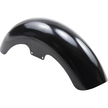 Hugger Series Front Fender — Fits 16" , 17" , 18" , 19" wheels, Black, 30-1/2" contour