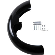 Hugger Series Front Fender — 42" contour, 6-1/4" width, 19" wheel