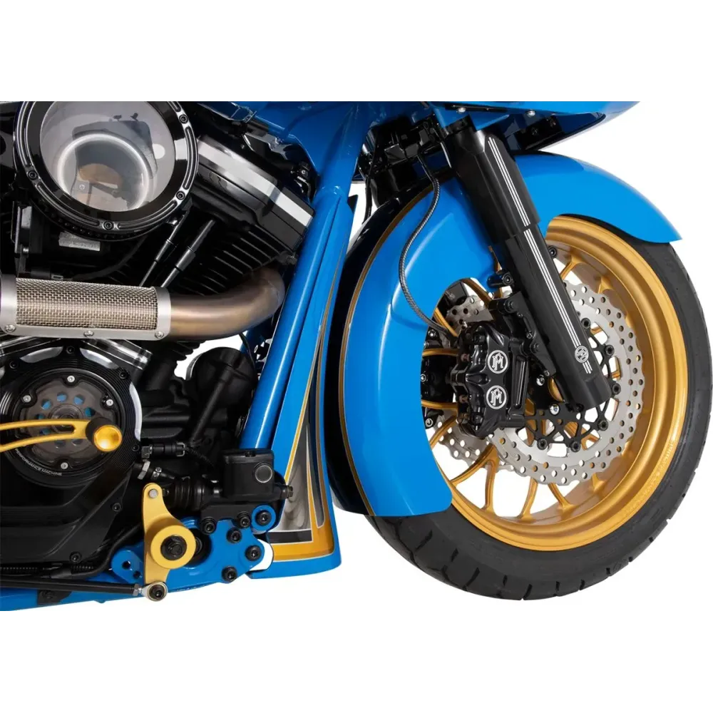 Guardabarros delantero Radial Fat Wrap — rueda 18", ancho 8", montaje interior 7-1/8", sin acabado
