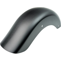 Guardabarros trasero de fibra de carbono — Negro, mate