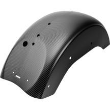 Carbon Fiber Rear Fender — Black matte, rear mount