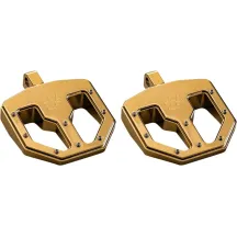 BMX V1 Reposapiés — 95 mm (3-3/4\") An x 95 mm (3-3/4\") L, Dorado