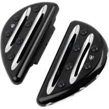 Reposapiés Deep Cut — 18 cm (7"), 25 mm (1"), 10 cm (4"), Anodizado negro