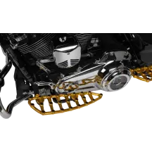 MX Billet Floorboards — Driver, 18" length, 3/4" thickness, Gold anodized