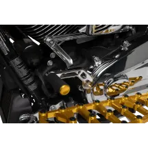 MX Billet Floorboards — Driver, 18" length, 3/4" thickness, Gold anodized