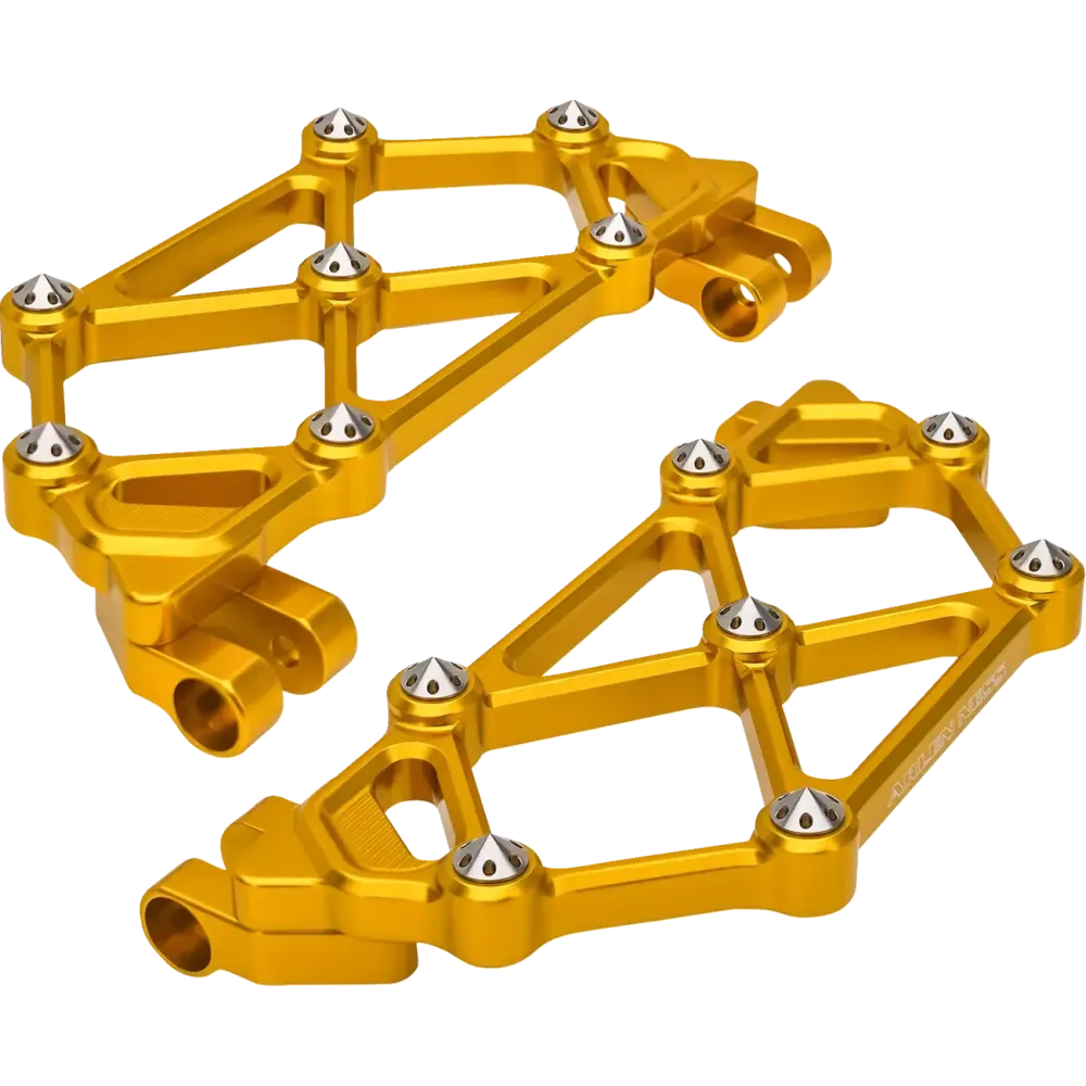 Mini Diamond Floorboards — 24 cm (9.5"), 11 cm (4.25"), gold anodized
