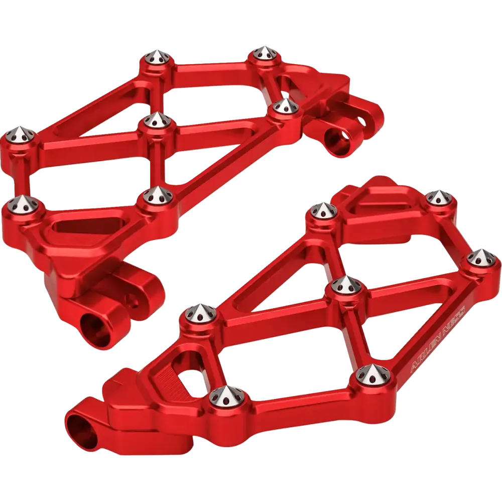 Mini Diamond Floorboards — 24 cm (9-1/2") × 11 cm (4-1/4"), Red anodized