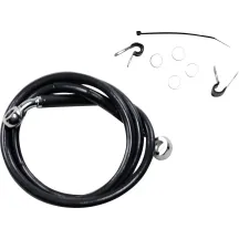 Kit de línea de freno de vinilo negro de longitud extendida — Sobredimensionado +2", 111 cm (43-3/4")