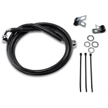 Kit de líneas de freno de vinilo negro de longitud extendida — 130 cm (51-3/16"), Sobredimensionado +6"