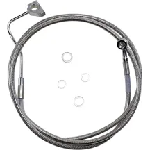 Kit de latiguillos de freno de acero inoxidable de longitud extendida — 174 cm (68-1/2"), sobredimensionado +10.2 cm (4"), con A