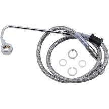 Kit de línea de freno de acero inoxidable — 78 cm (30-3/4"), montaje delantero superior, con ABS
