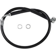 Kit de línea de freno de acero inoxidable — 54.5 cm (21-1/2"), con ABS, negro recubierto de vinilo
