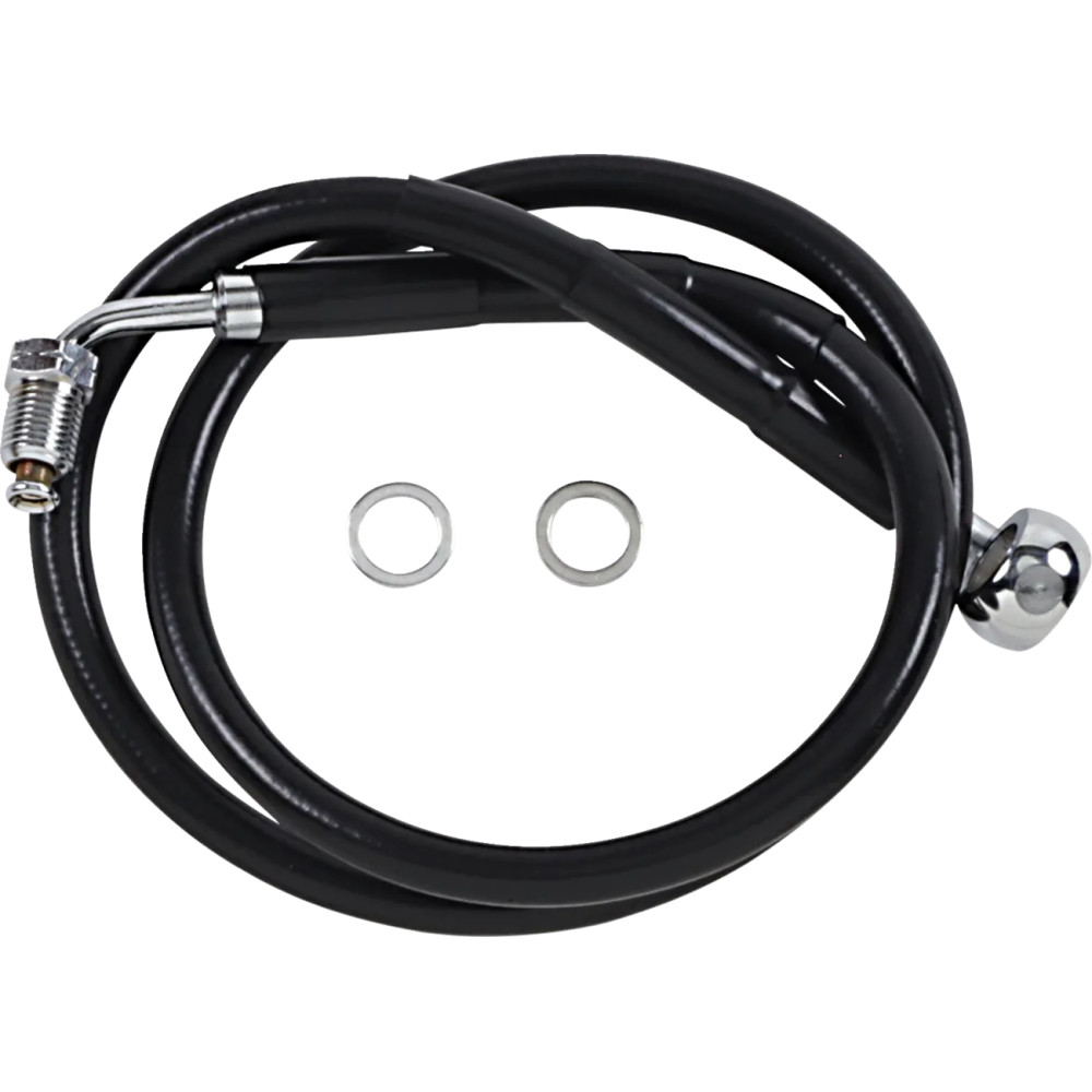 Tubo de freno de acero inoxidable de longitud extendida — Sobredimensionado [+20,3 cm (8" )], 75 cm (29-1/2" ), para ABS