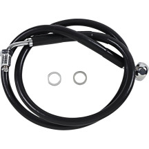 Latiguillo de freno de acero inoxidable de longitud extendida — 80 cm (31-1/2 in), ABS
