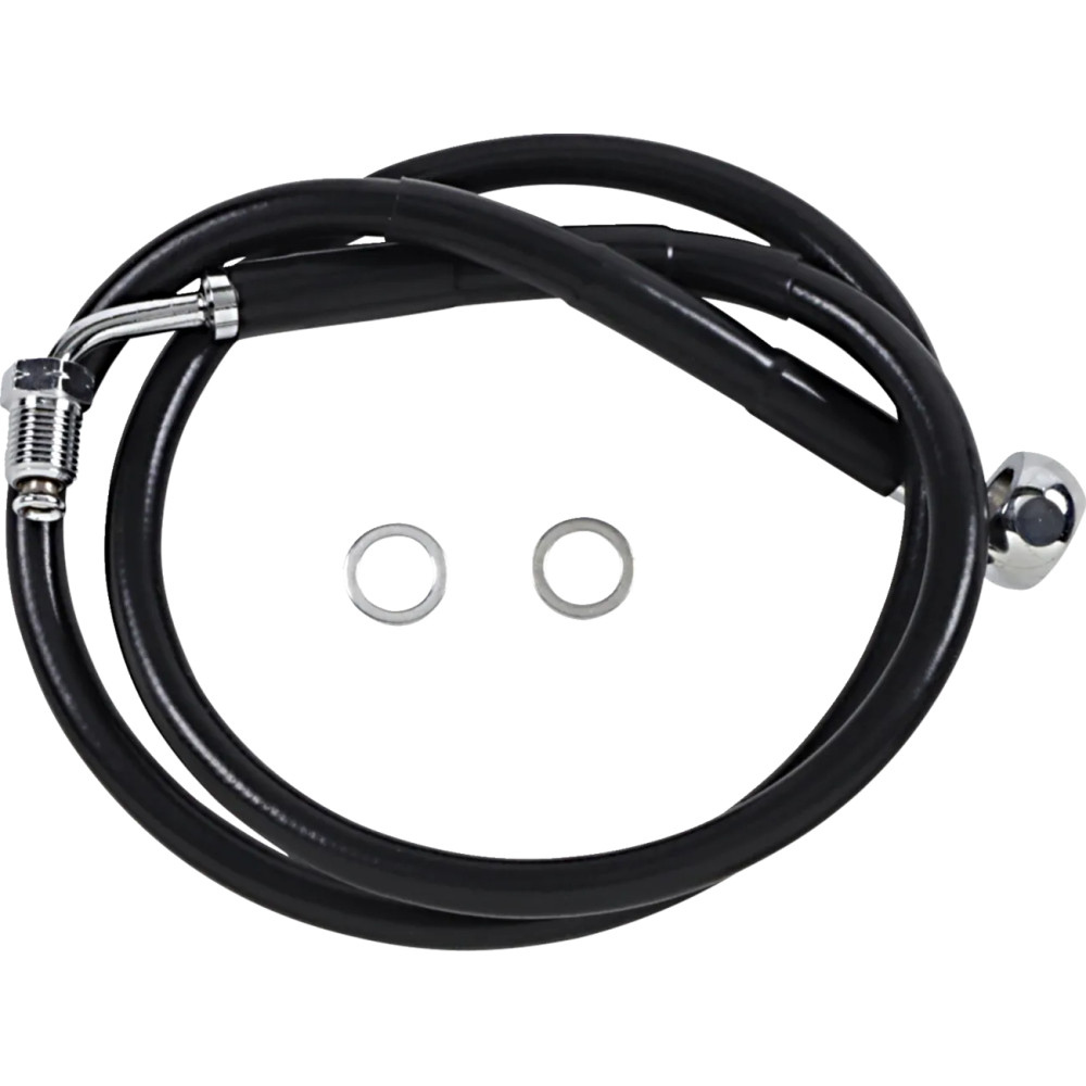 Latiguillo de freno de acero inoxidable de longitud extendida — 80 cm (31-1/2 in), ABS