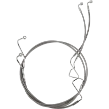 XR Lower Brake Line — Stainless steel, lower mounting