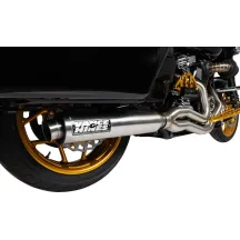 Sistema de escape 2-into-1 Supersport PCX™ — 2-into-1, 304 acero inoxidable, cepillado