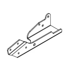 Soporte — Soporte de escape, acero inoxidable, ref. 904-P