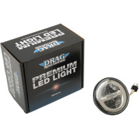 Faro estilo reflector 5.75" — 146 mm (5-3/4"), H4, 12V, cromado