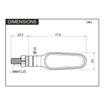 D-Light Intermitente — 12V, ámbar