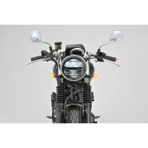 D-Light Indicator — Bolt-on, black, amber LED, pair