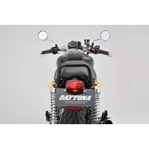 D-Light Indicator — Bolt-on, black, amber LED, pair