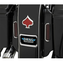 Marco iluminado para matrícula The One Rear Fender — compatible con The One Rear Fender 1401-0485, placas 4" x 7"