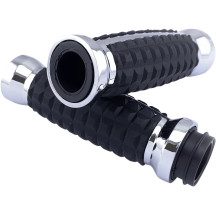 Grenade Grips — 25.4 mm (1") handlebar, Chrome