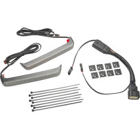 Bag Lights — Harley-Davidson®, Bag Blades®, saddlebag, smoke lens, red LEDs