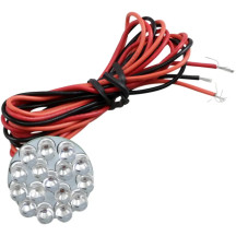 Universal LED Clusters — Red, 16 bulbs, LED, Dual