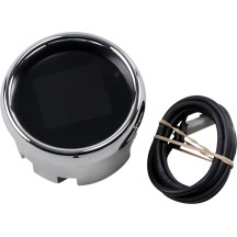 MLX - 3000 Series Gauge — fits 3-3/8" housing, chrome