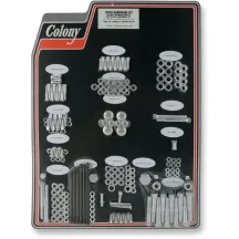 Complete Stock Hardware Kit — Cadmium plated, silver