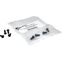 Kit de tornillos de control de mano — 1/4-20 x 1-1/8 pulg., Negro, Zinc, Niquelado